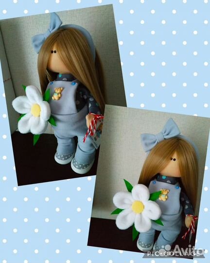 Интерьерная кукла Тильда ручной работы