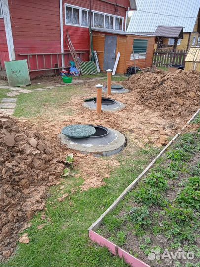 Септик из бетонных колец