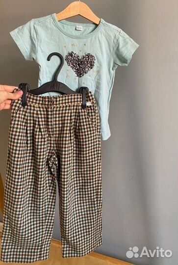 Брюки широкие