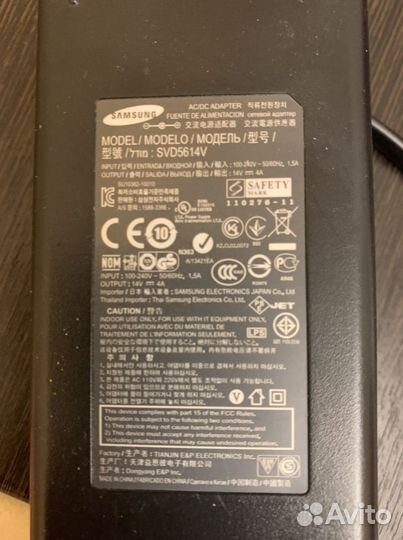 Блок питания для ноутбука samsung