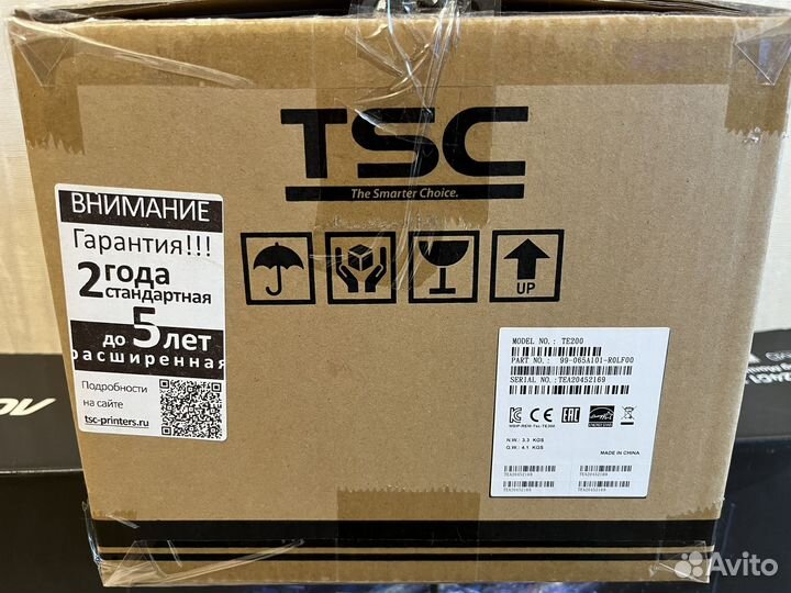 Принтер для этикеток и стикеров TSC te200