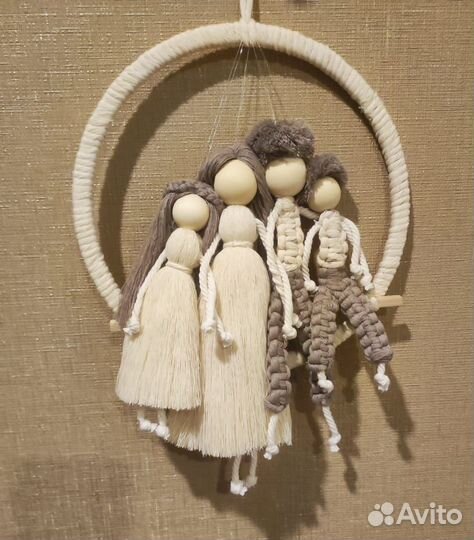 Панно из макраме 