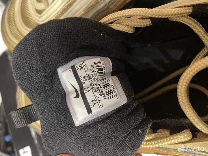 Nike Air VaporMax 97 Gold