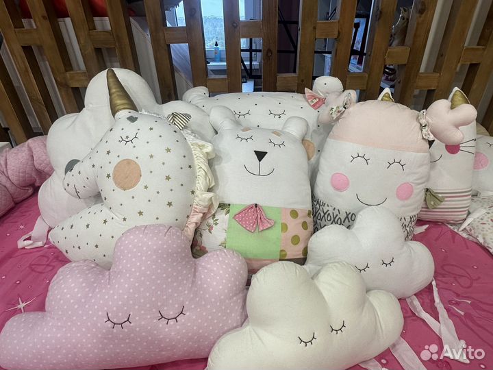 Бортик для детской кровати