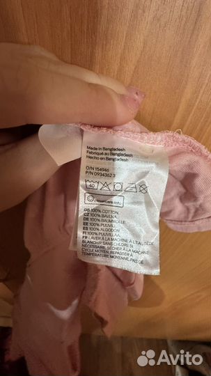Платье детское hm, h&m, розовое