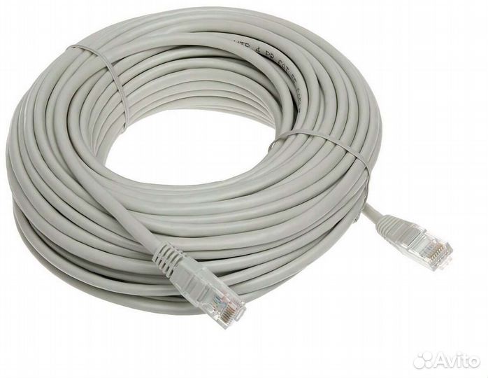 Интернет кабель 8 жил любой длины (медь), патчкорд