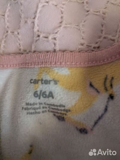 Пижама комбинезон carters 6t