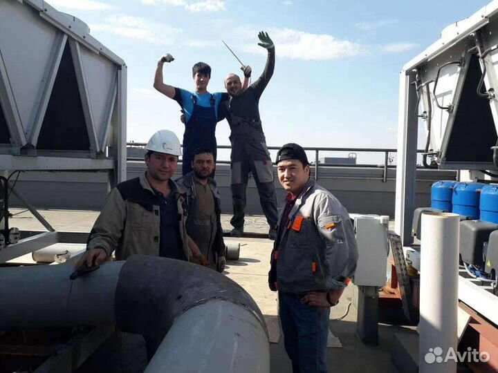 Бригада сантехники сварщики