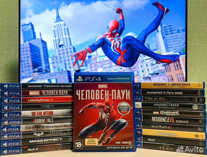 Человек паук игра на ps4
