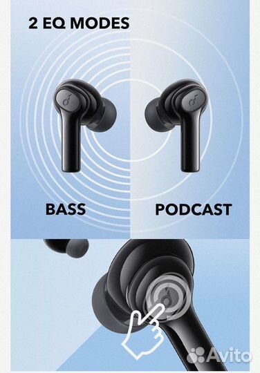 Беспроводные bluetooth наушники Anker p2i новые