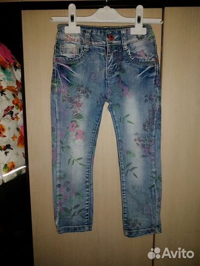 Джинсы, юбка 98 размер