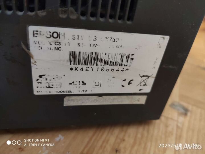 Цветной струйный принтер epson
