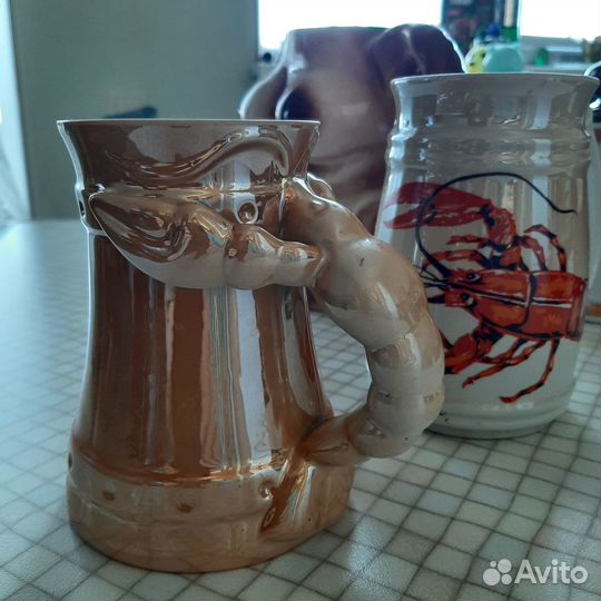 Коллекция пивных кружек из керамики