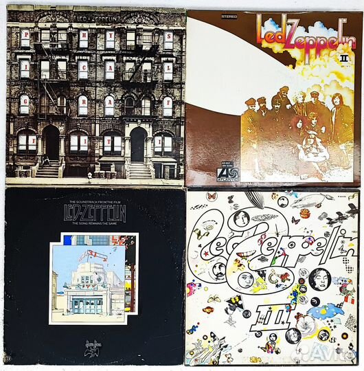 Виниловые пластинки LED zeppelin