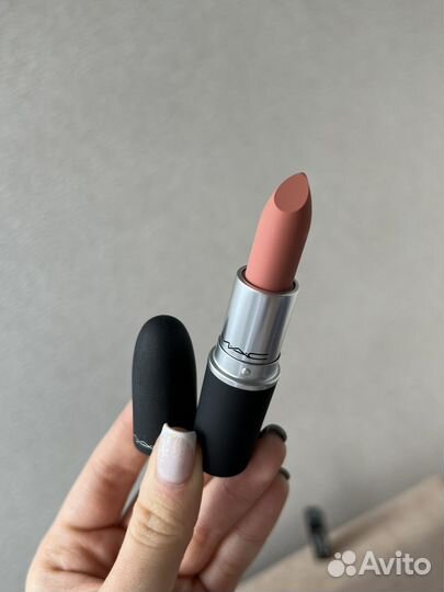 Нюдовая матовая помада Mac 302 sweet no sugar