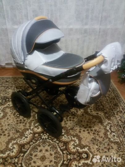 Детские коляски 2 в 1 на больших колесах