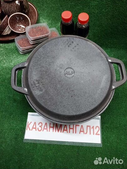 Кастрюля чугунная 6 лит вок