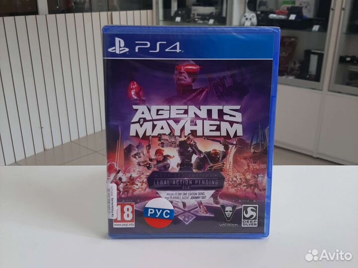 Agents of Mayhem (ps4, новый) рус. суб