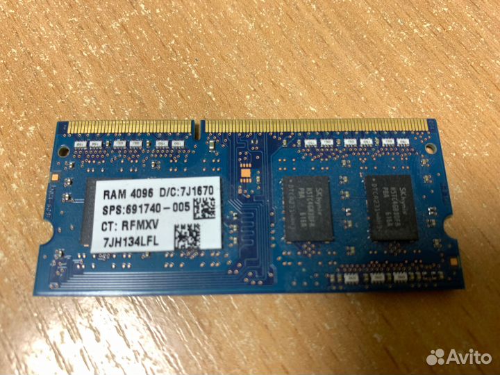 Память для ноутбука 4Gb Hynix