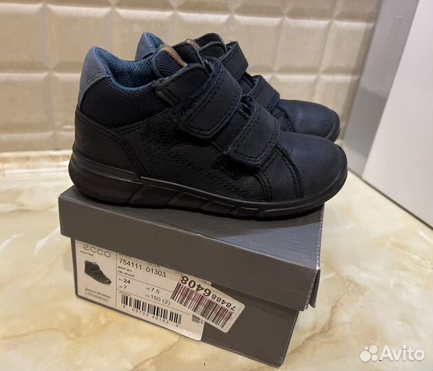 Детские ботинки ecco 24