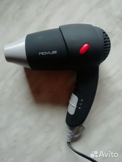Фен Rovus дорожный, складная ручка