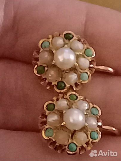 Золотые серьги