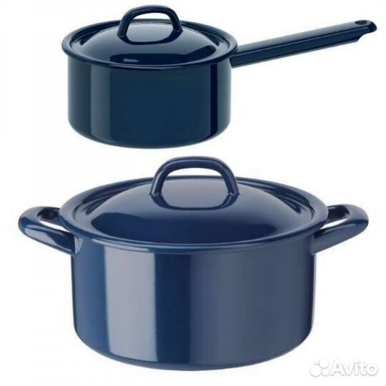 Набор кастрюль Вардаген IKEA в уп