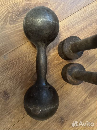 Гантели чугунные