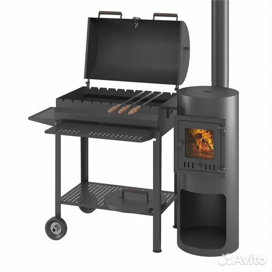 Комбо «От Шефа» гриль мангал + печь под казан