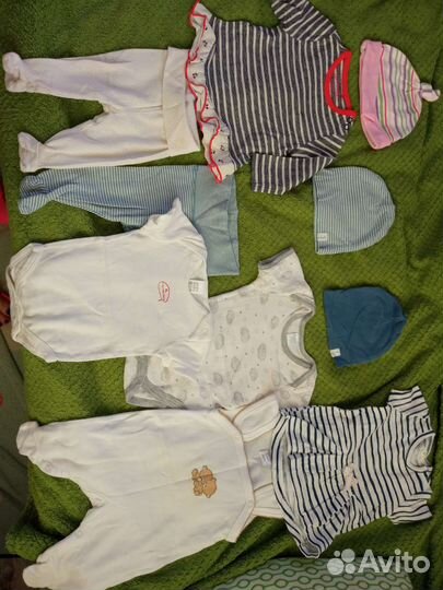 Вещи пакетом от 0 до 6 benetton, h&m, s'oliver