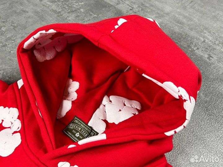 Худи Denim Tears Red (оригинальное качество)