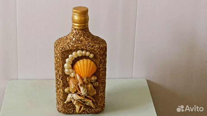 Бутылка. Декоративная. Дизайнерская. Объём - 0,5 л