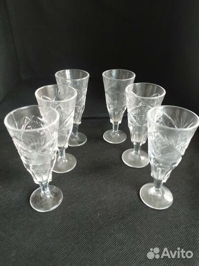 Хрустальные рюмки СССР
