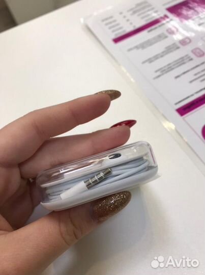 Наушники Apple earpods проводные с микрофоном