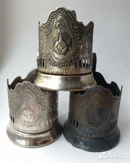 Подстаканник мельхиор Мнц Советский космос СССР