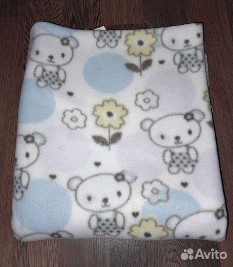 Плед флисовый детский, 100х118 см