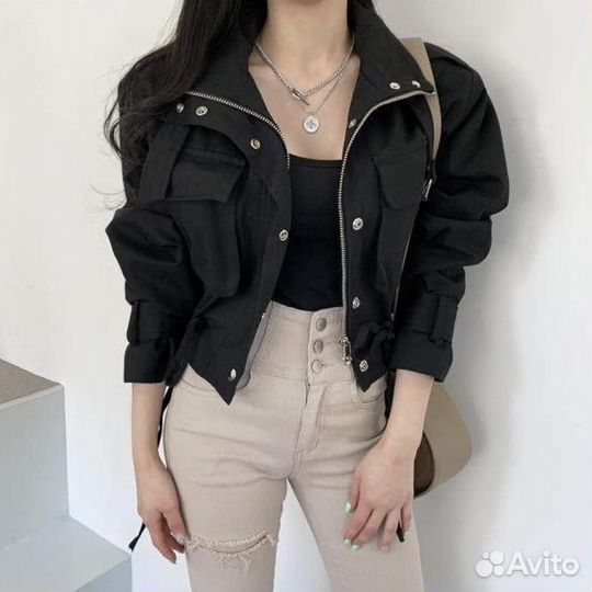 Джинсовая куртка женская