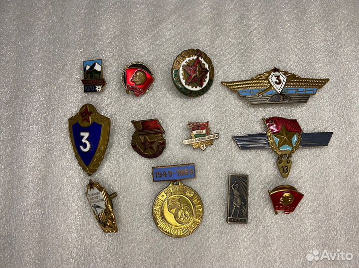 Тяжелые значки одним лотом СССР