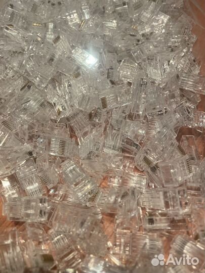 Коннекторы RJ45для витой пары 6 категории, 20шт