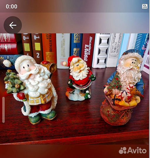 Фигурки гномов новогодние