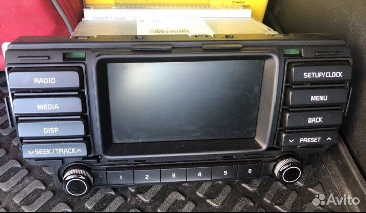 Авто магнитола с kia rio х лайн, 2018г.в