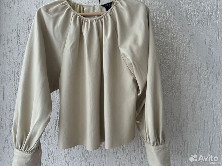 Новая блузка из эко кожи Lindex, S/M