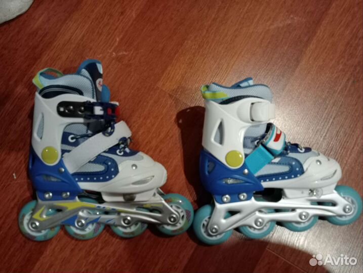 Детские роликовые коньки Amigo sports + защита