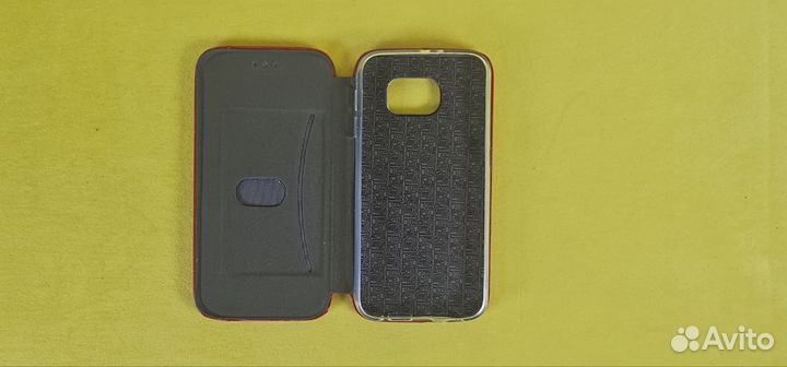 Книжка кожаная-магнитная Samsung S6
