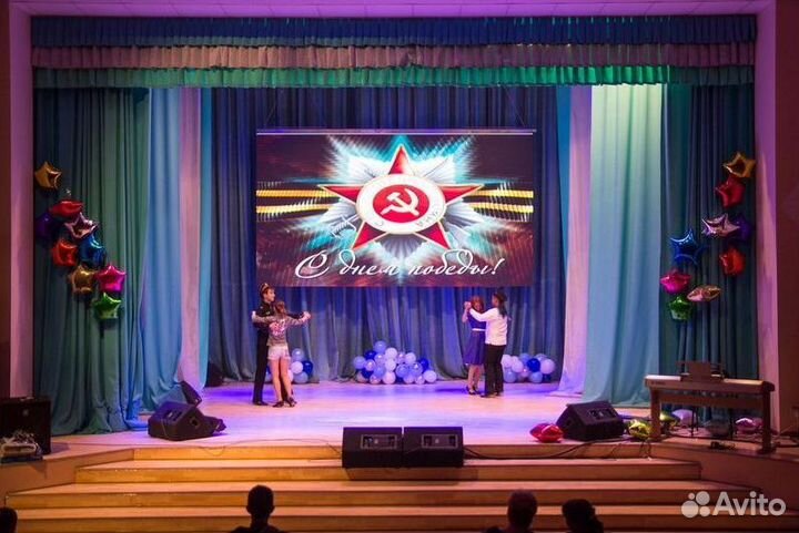 Светодиодный лед экран школьный