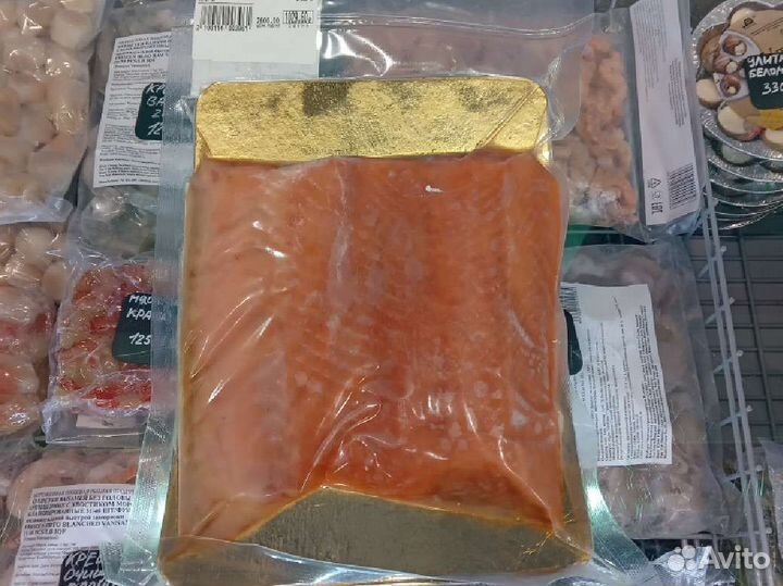 Филе слабосоленое и х/к разных видов рыб