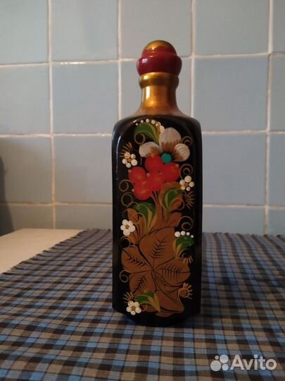 Штоф хохлома керамический