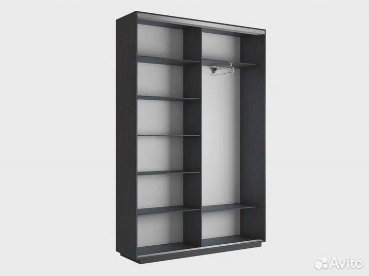 Шкаф-купе с фoтопeчaтью «Экспресс» 2-x двеpный