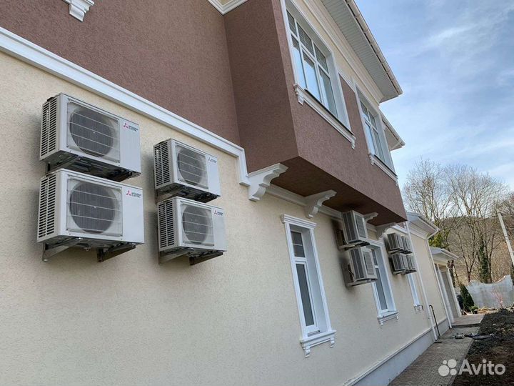 Закладка трасс под кондиционеры