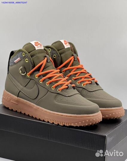 Кроссовки Nike Air Force 1 Duckboot (с мехом) (Арт.36256)